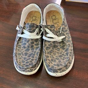 Leopard Print Slip-On HeyDudes